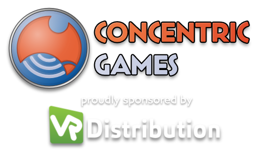 ConCentric Games proudly sponsored by VR Distribution